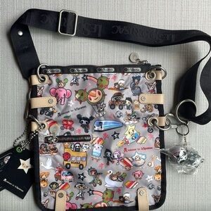 Lesportsac Multicolor Cartoon Print Shoulder Bag